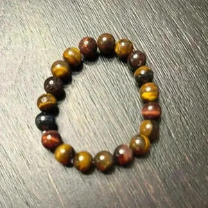 Natural Tiger's Eye Beaded Bracelet